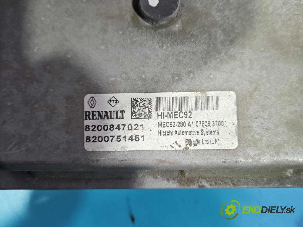 Renault Laguna III 2007-2015 2.0 16V 140 HP manual 103 kW 1997 cm3 5- riadiaca jednotka motora 8200847021