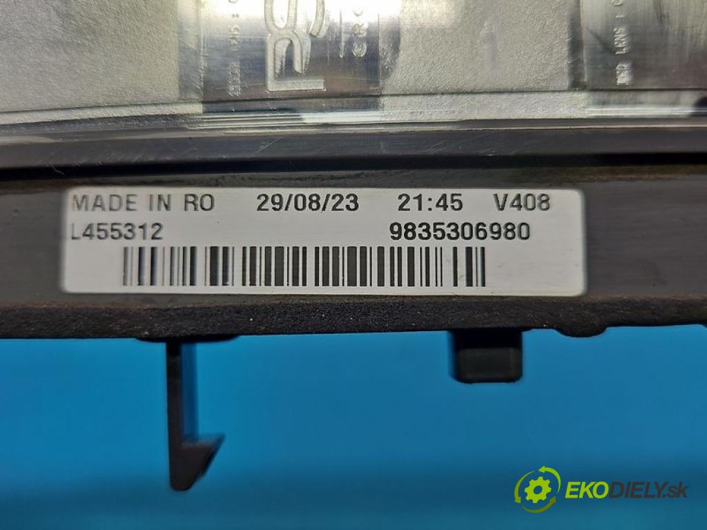 Peugeot 308 III 2021- 1.5 hdi 131 hp automatic 96 kW 1499 cm3 5- světlo: 9835306980
