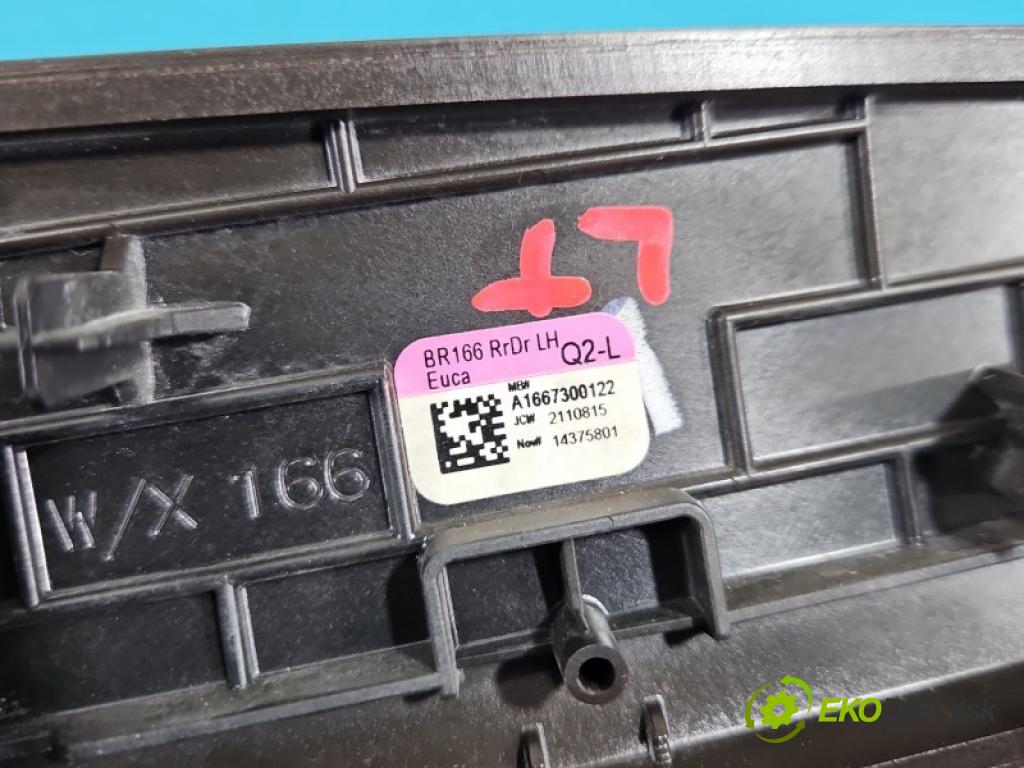Mercedes ML W166 2011-2015 3.0 CDI 642.826 automatic 189 kW 2987 cm3 5- lišta ozdobná interiéry: A166730222
