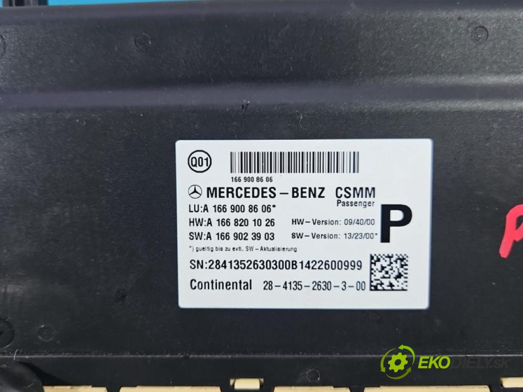 Mercedes ML W166 2011-2015 3.0 CDI 642.826 257HP automatic 189 kW 2987 cm3 5- riadiaca jednotka ostatné A1669008606