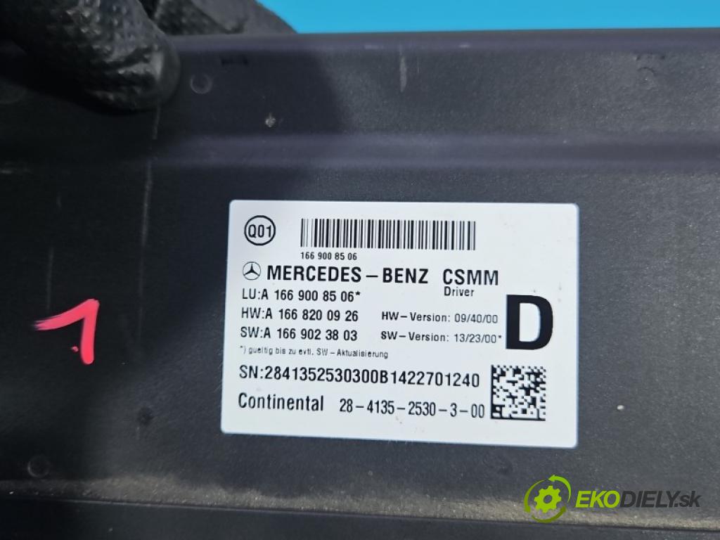 Mercedes ML W166 2011-2015 3.0 CDI 642.826 257HP automatic 189 kW 2987 cm3 5- riadiaca jednotka ostatné A1669008506