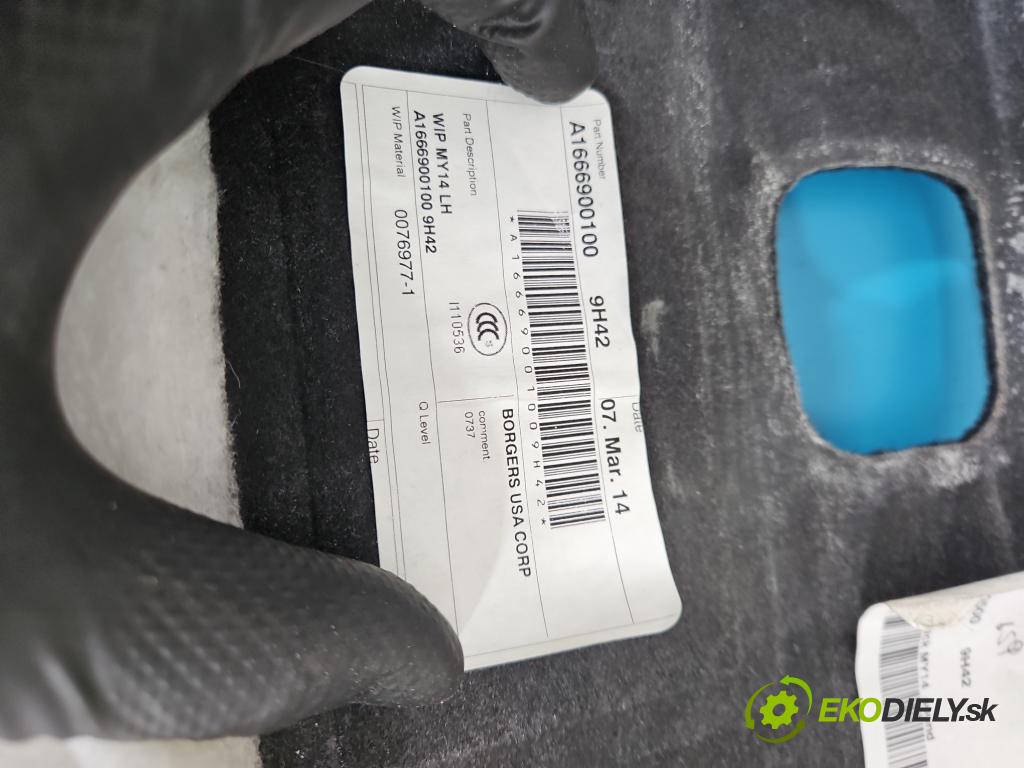 Mercedes ML W166 2011-2015 3.0 CDI 642.826 257HP automatic 189 kW 2987 cm3 5- Čalounictví: kufra: ľavé A1666900500