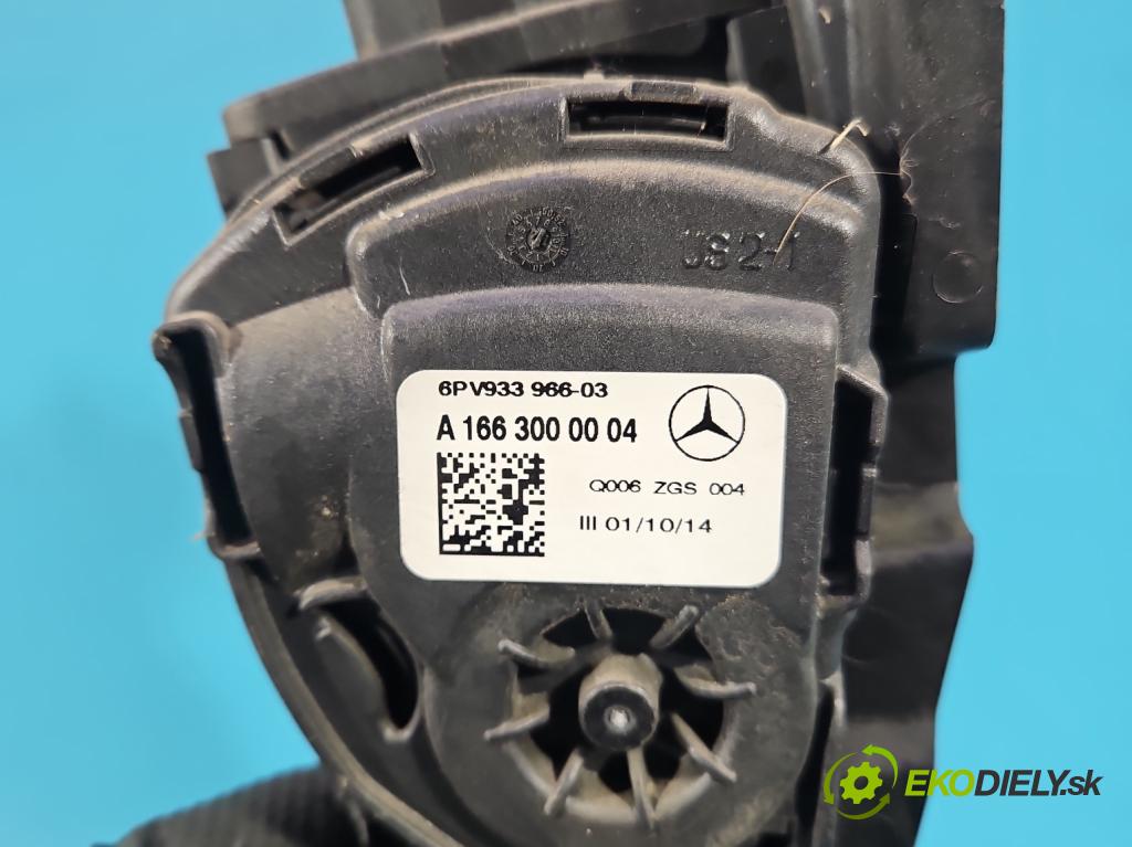Mercedes ML W166 2011-2015 3.0 CDI 642.826 257HP automatic 189 kW 2987 cm3 5- pedal plyn potenciometr: A1663000004