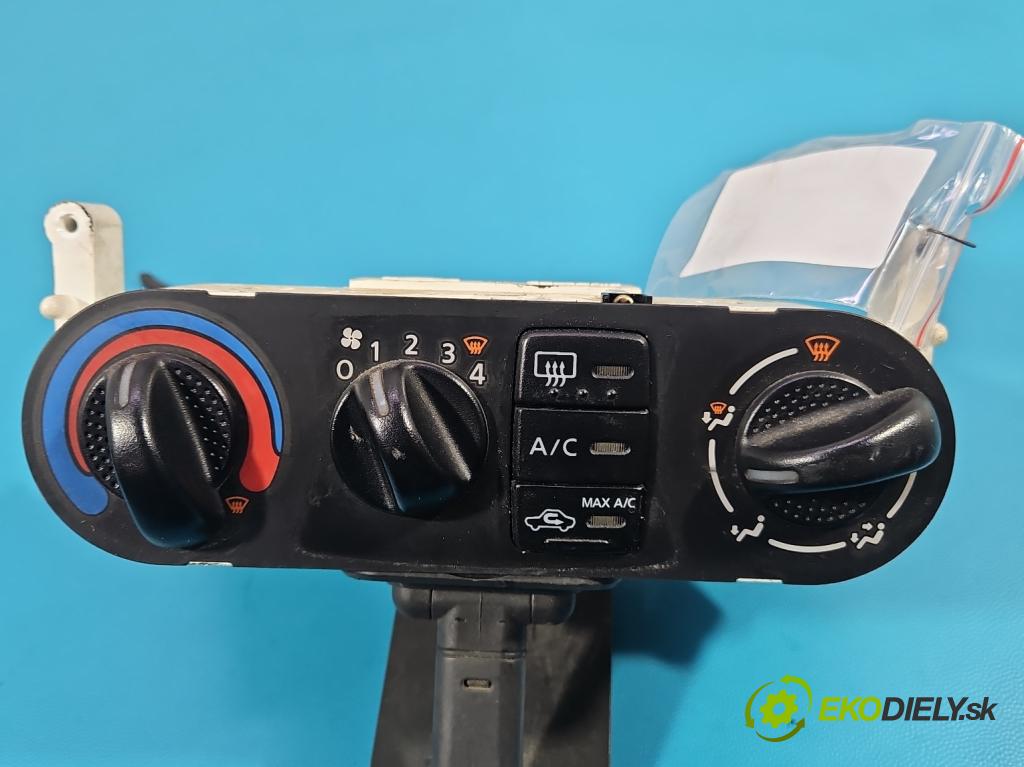 Nissan Almera N16 2000-2006 1.8 16V 116 hp manual 85 kW 1769 cm3 5- palubní deska panel topení 