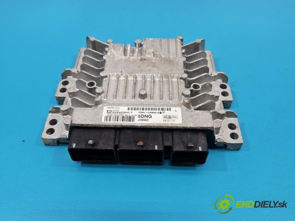 Ford Mondeo Mk4 2007-2014 1.8 tdci 101 hp manual 74 kW 1753 cm3 5- řídící jednotka motoru 7G91-12A650-EG