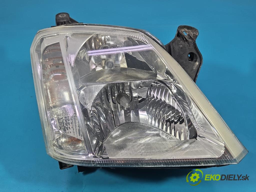 Opel Meriva A 2002-2010 1.8 16V 125 HP manual 92 kW 1796 cm3 5- Reflektor: pravý 89308560 (Svetlo predné pravé)