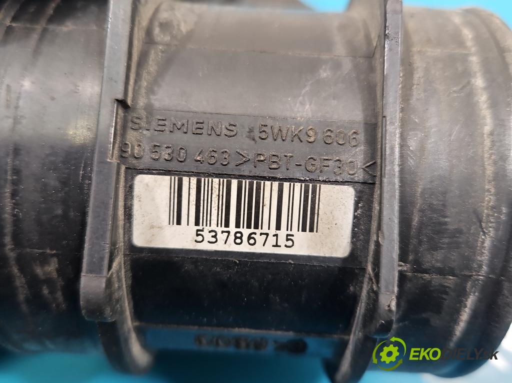 Opel Meriva A 2002-2010 1.8 16V 125 hp manual 92 kW 1796 cm3 5- váha vzduchu 5WK9606 (Snímač hmotnosti vzduchu)