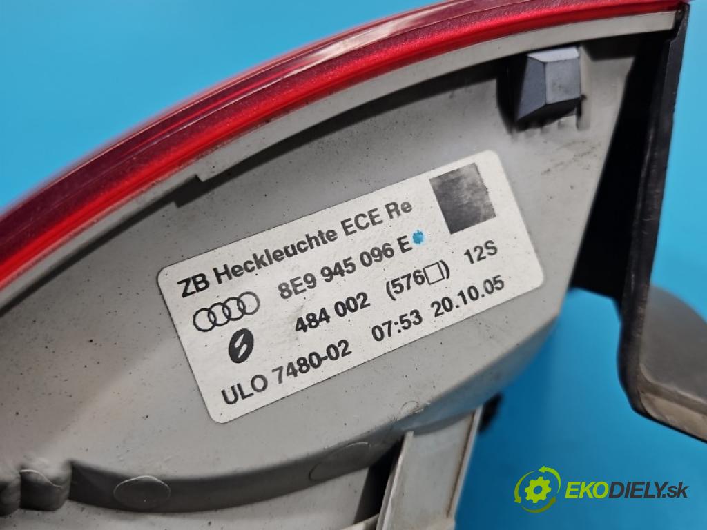 Audi A4 B7 2004-2008 2.0 tdi BPW 140 hp manual 103 kW 1968 cm3 5- světlo zadní pravé blatník: 8E9945096E