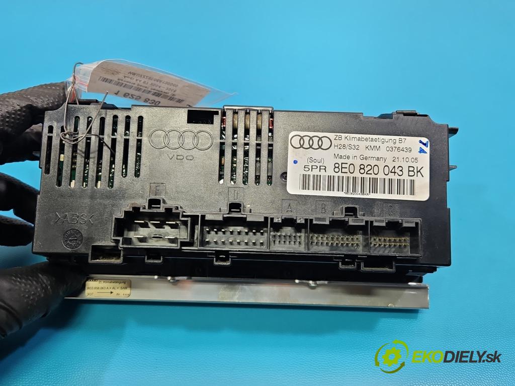 Audi A4 B7 2004-2008 2.0 tdi BPW 140 HP manual 103 kW 1968 cm3 5- panel kúrenia 8E0820043BK