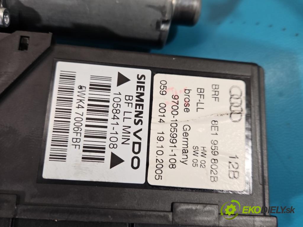 Audi A4 B7 2004-2008 2.0 tdi BPW 140 HP manual 103 kW 1968 cm3 5- mechanizmus okna predné pravý 8E1959802B