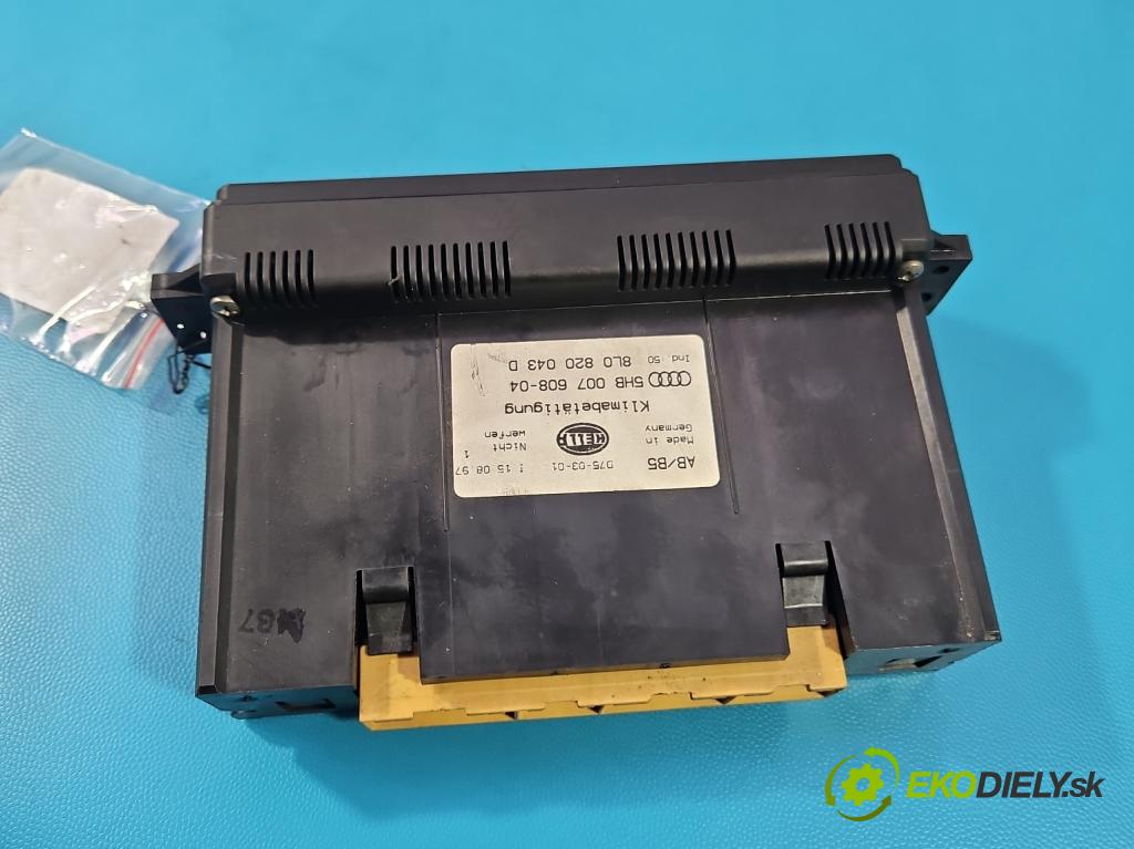 Audi A4 B5 1994-2001 1.9 tdi 110 HP manual 81 kW 1896 cm3 4- panel kúrenia 8L0820043D