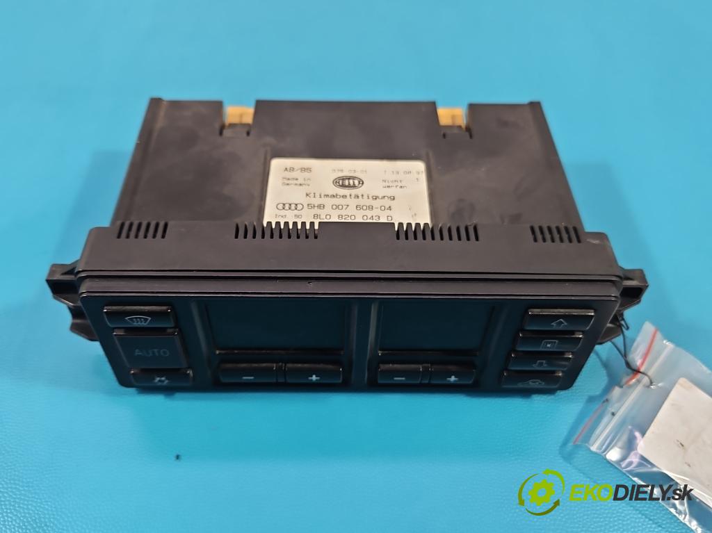 Audi A4 B5 1994-2001 1.9 tdi 110 HP manual 81 kW 1896 cm3 4- panel kúrenia 8L0820043D