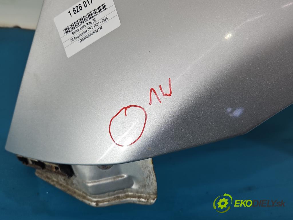 DR Automobiles DR5 2007-2020 1.6 16V 109 hp manual 80 kW 1579 cm3 5- blatnik přední levý  (Levý přední blatník)