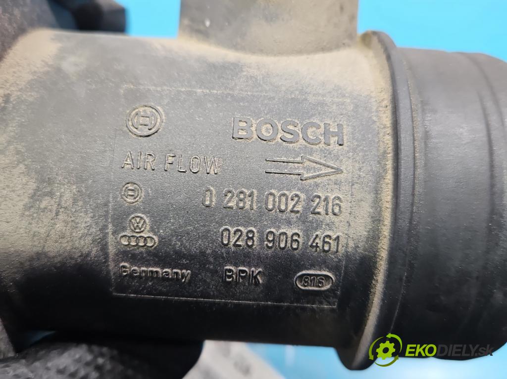 Audi A4 B5 1994-2001 1.9 tdi 110 HP manual 81 kW 1896 cm3 4- průtokoměr: 0281002216 (Váha vzduchu)