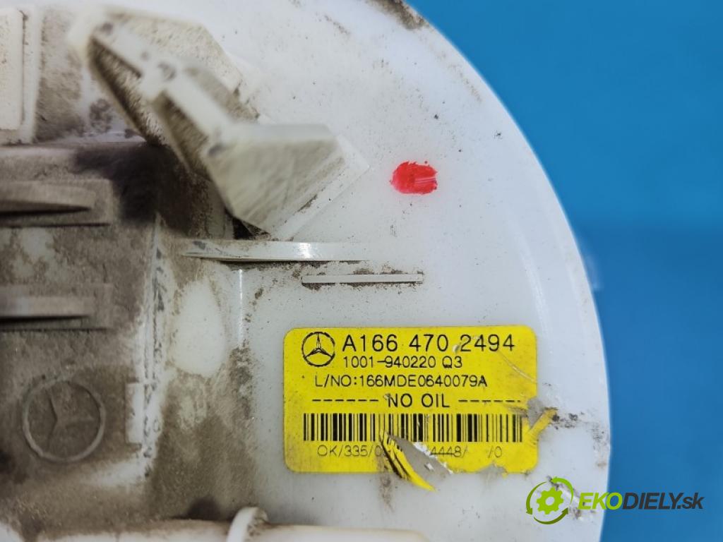 Mercedes ML W166 2011-2015 3.0 CDI 642.826 automatic 189 kW 2987 cm3 5- čerpadlo paliva A1664702494