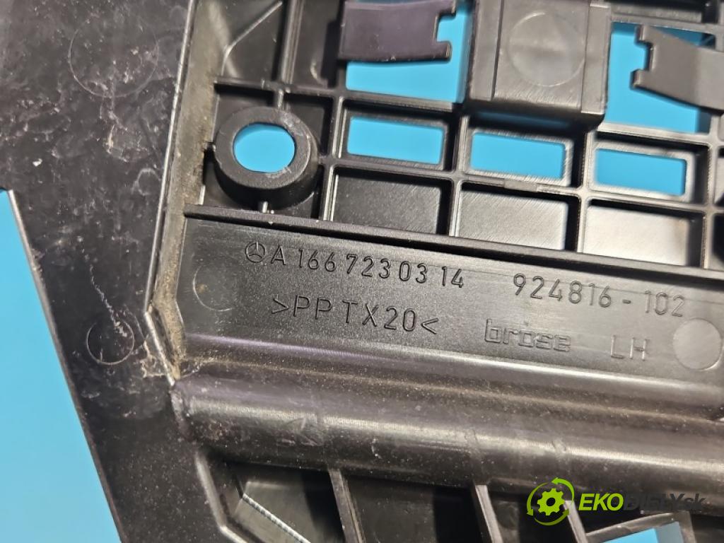 Mercedes ML W166 2011-2015 3.0 CDI 642.826 automatic 189 kW 2987 cm3 5- zámek zadní levý A1667230314