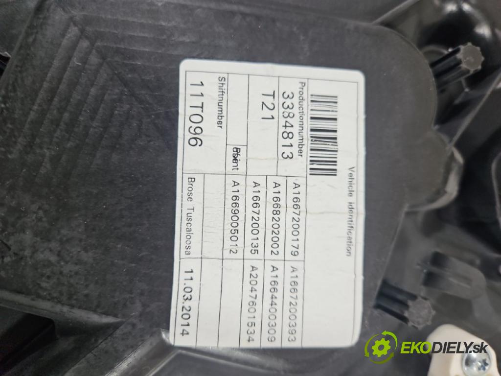 Mercedes ML W166 2011-2015 3.0 CDI 642.826 automatic 189 kW 2987 cm3 5- mechanismus stahování přední levý A1667200179