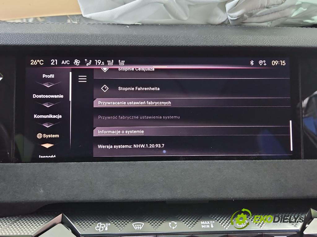 DS 4 II 2021- 1.6 T 181KM automatic 133 kW 1598 cm3 5- Zobrazit: 9839237080 (Prístrojová doska)