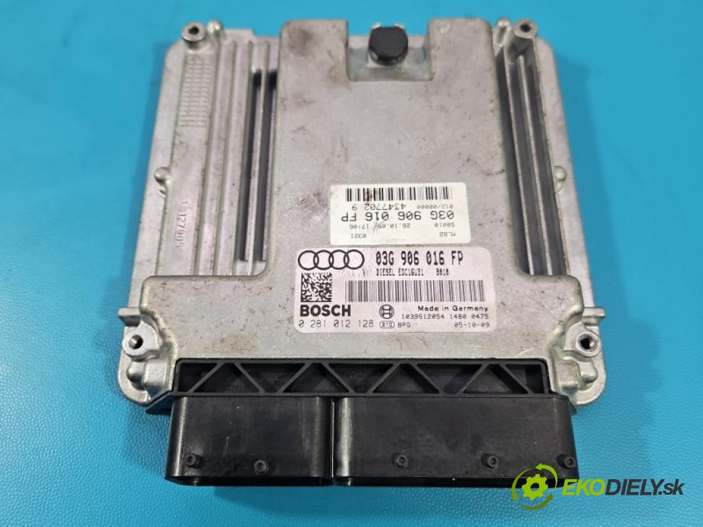 Audi A4 B7 2004-2008 2.0 tdi BPW 140 hp manual 103 kW 1968 cm3 5- řídící jednotka motoru 03G906016FP
