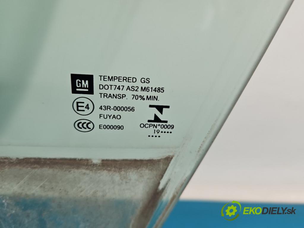 Opel Insignia B 2017-2022 1.5 T 165 hp manual 121 kW 1490 cm3 5- sklo dveře přední levé
