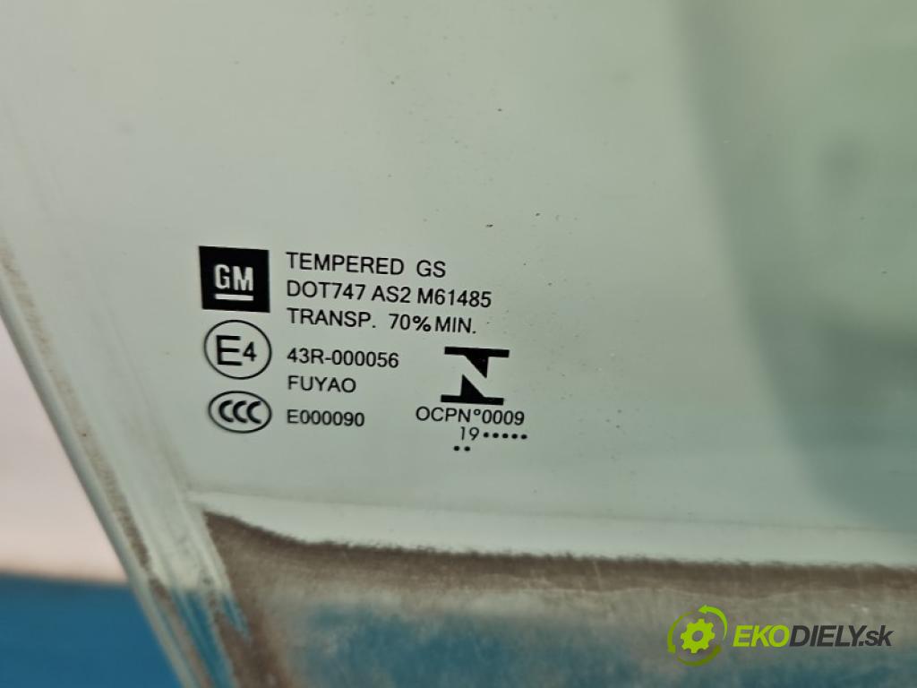 Opel Insignia B 2017-2022 1.5 T 165 hp manual 121 kW 1490 cm3 5- sklo dveře přední pravé