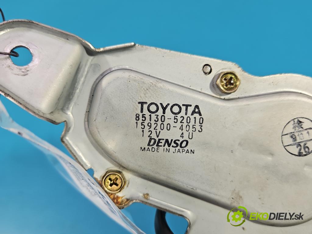 Toyota Yaris I 1999-2005 1.0 vvti 68 hp manual 50 kW 998 cm3 3- motor stěrače zadní 85130-52010