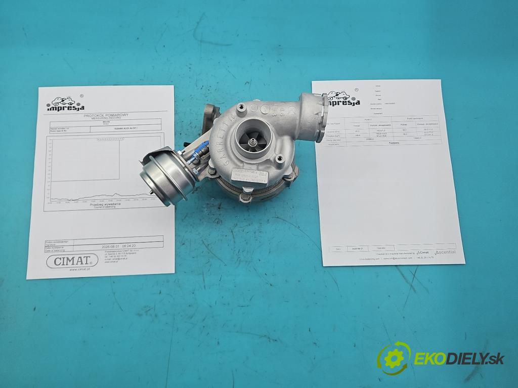 Audi A4 B7 2004-2008 2.0 tdi BPW 140 hp manual 103 kW 1968 cm3 5- Turbodmychadlo repasováno 758219-2