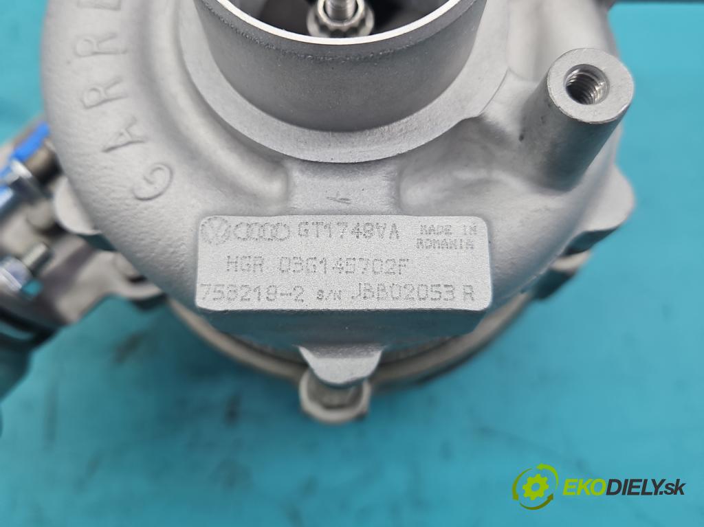 Audi A4 B7 2004-2008 2.0 tdi BPW 140 hp manual 103 kW 1968 cm3 5- Turbodmychadlo repasováno 758219-2
