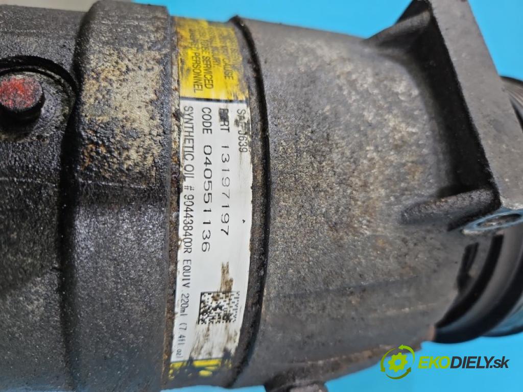 Opel Vectra C 2002-2008 1.9 cdti 150 hp manual 110 kW 1910 cm3 5- Kompresor: klíma 13197197 (Kompresor klimatizace)