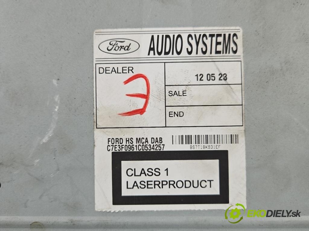 Ford Mondeo Mk4 2007-2014 2.0 tdci 163 hp manual 120 kW 1997 cm3 5- Radio továrna: BS7T-18K931-EF