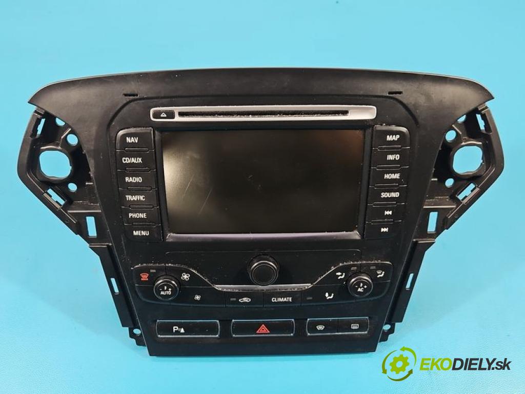 Ford Mondeo Mk4 2007-2014 2.0 tdci 163 hp manual 120 kW 1997 cm3 5- Radio továrna: BS7T-18K931-EF