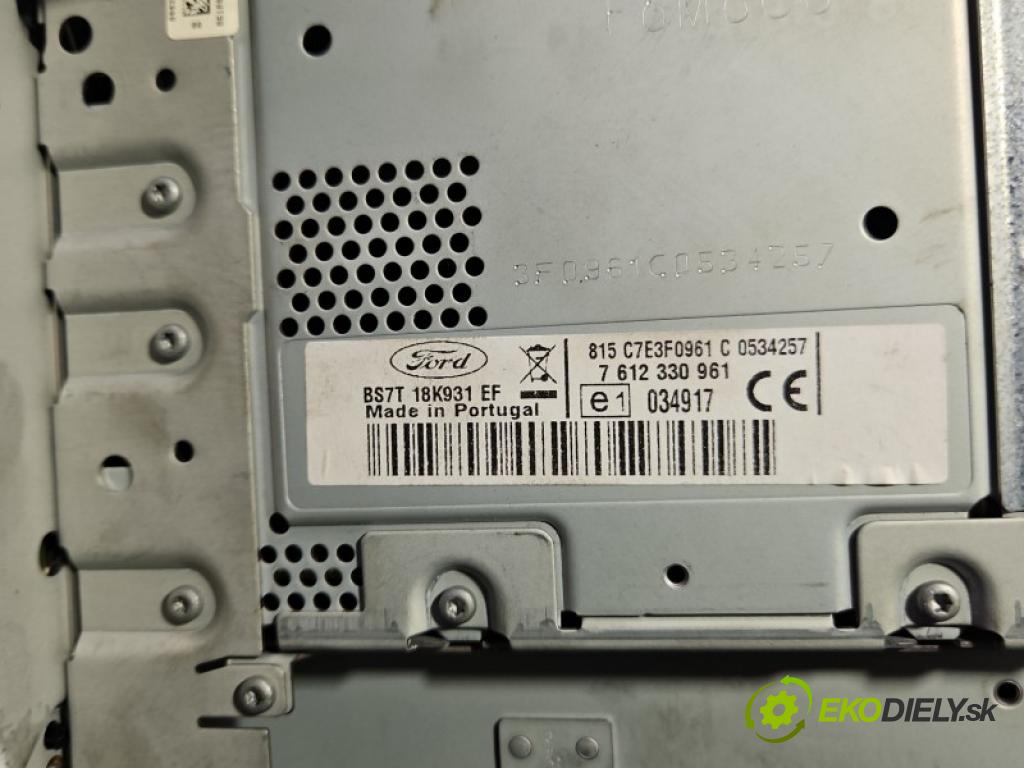 Ford Mondeo Mk4 2007-2014 2.0 tdci 163 hp manual 120 kW 1997 cm3 5- Radio továrna: BS7T-18K931-EF