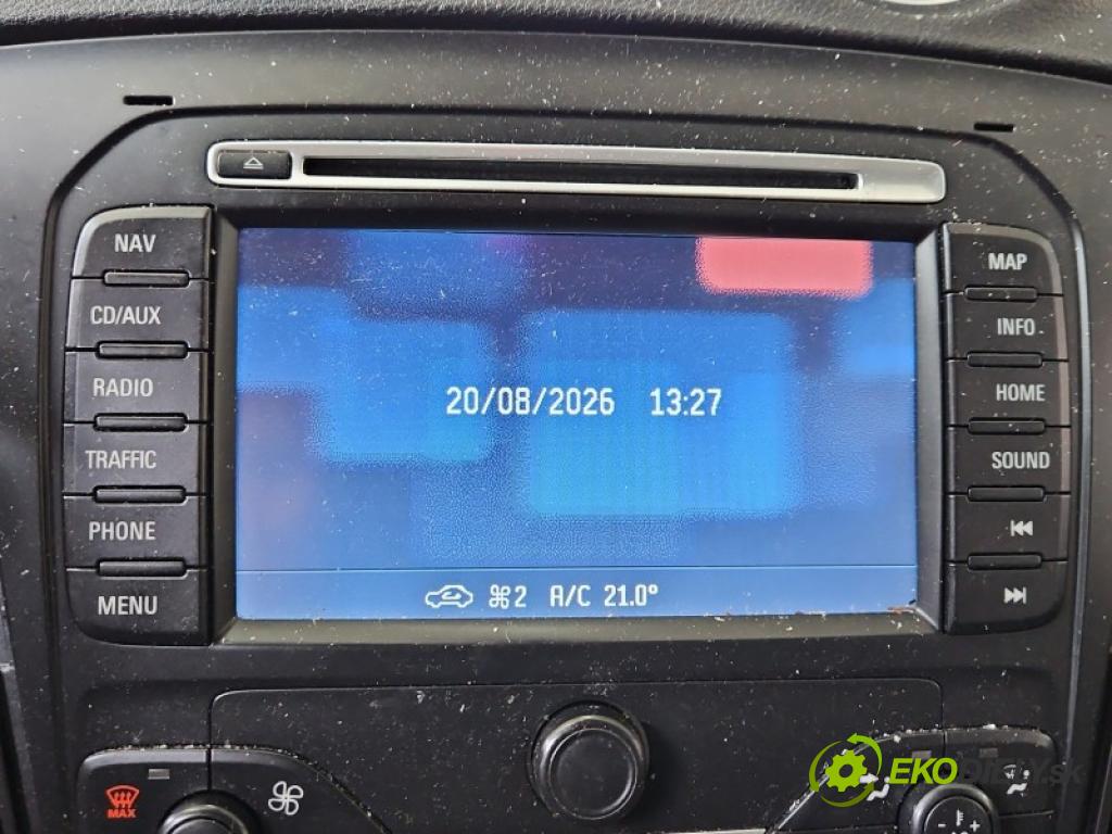 Ford Mondeo Mk4 2007-2014 2.0 tdci 163 hp manual 120 kW 1997 cm3 5- Radio továrna: BS7T-18K931-EF