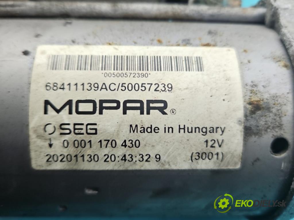 Fiat Tipo II 2015- 1.0 T 100 hp manual 73.3 kW 999 cm3 5- startér: 0001170430 (Startér)