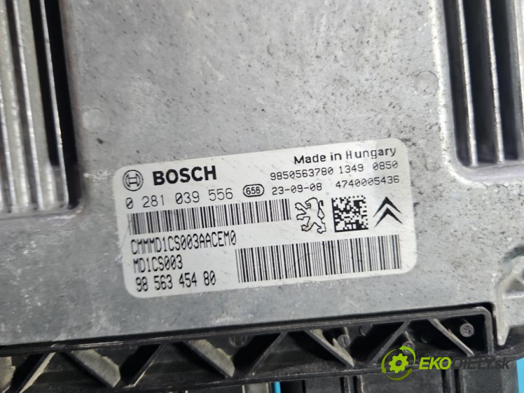 Peugeot 308 III 2021- 1.5 hdi 131 hp automatic 96 kW 1499 cm3 5- řídící jednotka motoru 0281039556