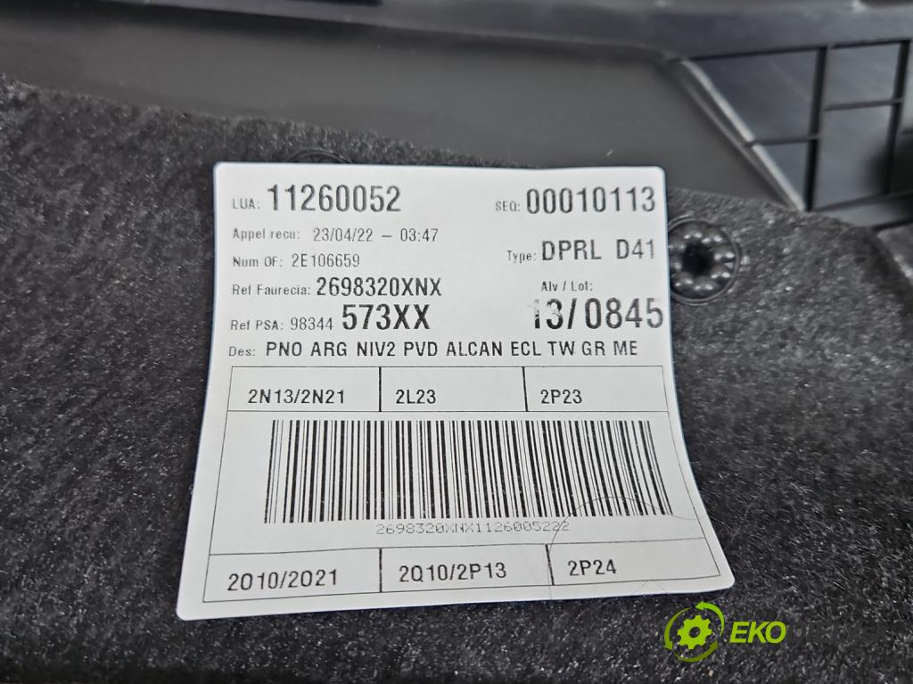 DS 4 II 2021- 1.6 T 181KM automatic 133 kW 1598 cm3 5- Čalounictví: dvere zadné ľavé 2698320XNX