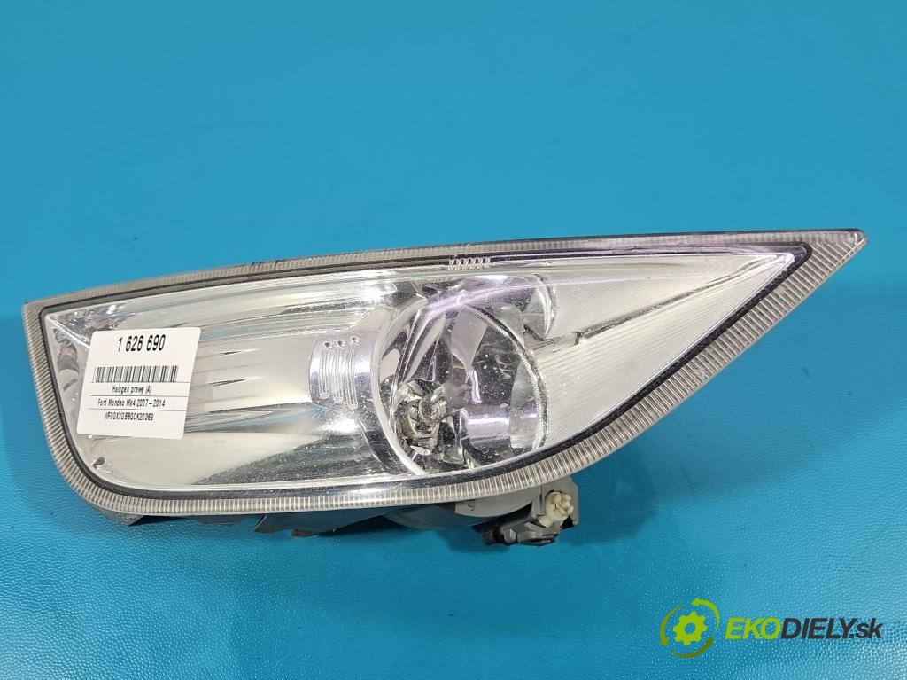 Ford Mondeo Mk4 2007-2014 2.0 tdci 163 HP manual 120 kW 1997 cm3 5- Halogen pravý BS71-15K201-AB (Kľučka dverí ostatné)