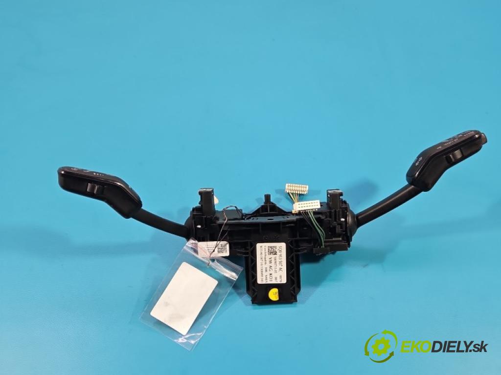 Seat Leon III 2012-2020 1.2 TSI 86 HP manual 63 kW 1197 cm3 3- prepínač komplex: 5Q0953507AC (Prepínacie páčky pod volantom)