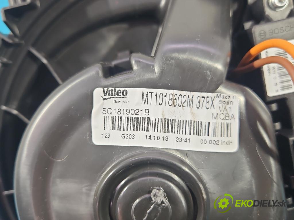 Seat Leon III 2012-2020 1.2 TSI 86 HP manual 63 kW 1197 cm3 3- ventilátor vzduchu 5Q1819021B