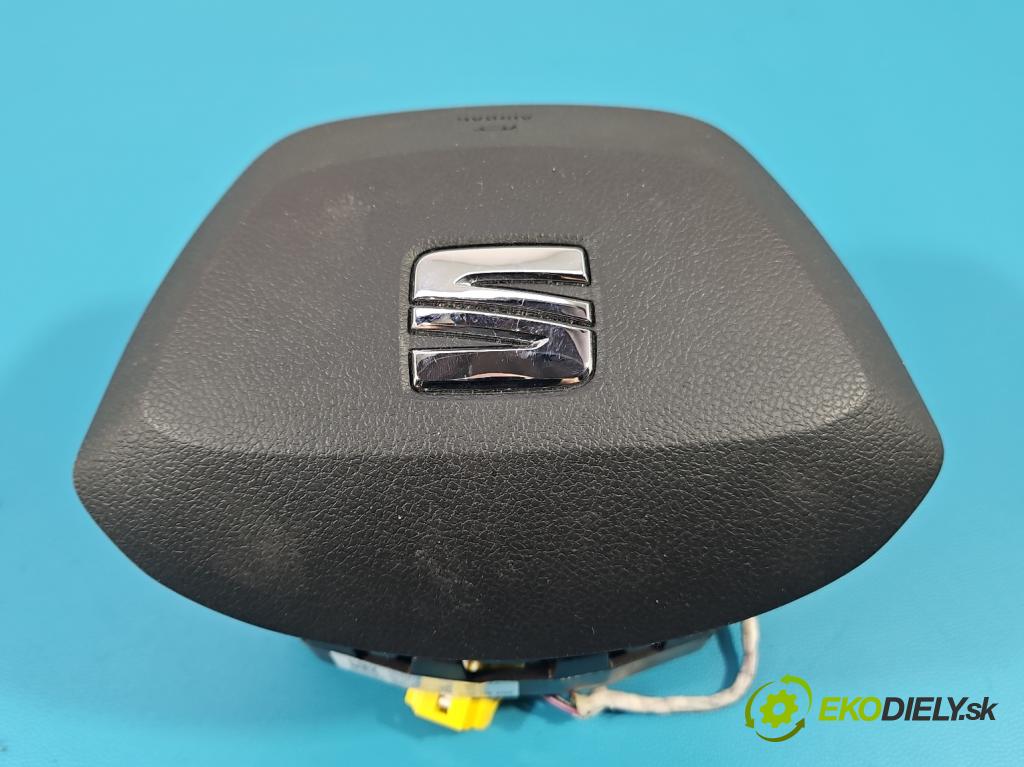 Seat Leon III 2012-2020 1.2 TSI 86 hp manual 63 kW 1197 cm3 3- Polštář: vzduch: Řidič: 5F0880201H (Airbag)
