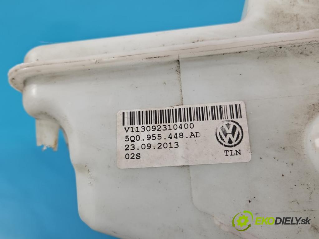 Seat Leon III 2012-2020 1.2 TSI 86 HP manual 63 kW 1197 cm3 3- nádržka tekutina: ostrekovačov 5Q0955448AD