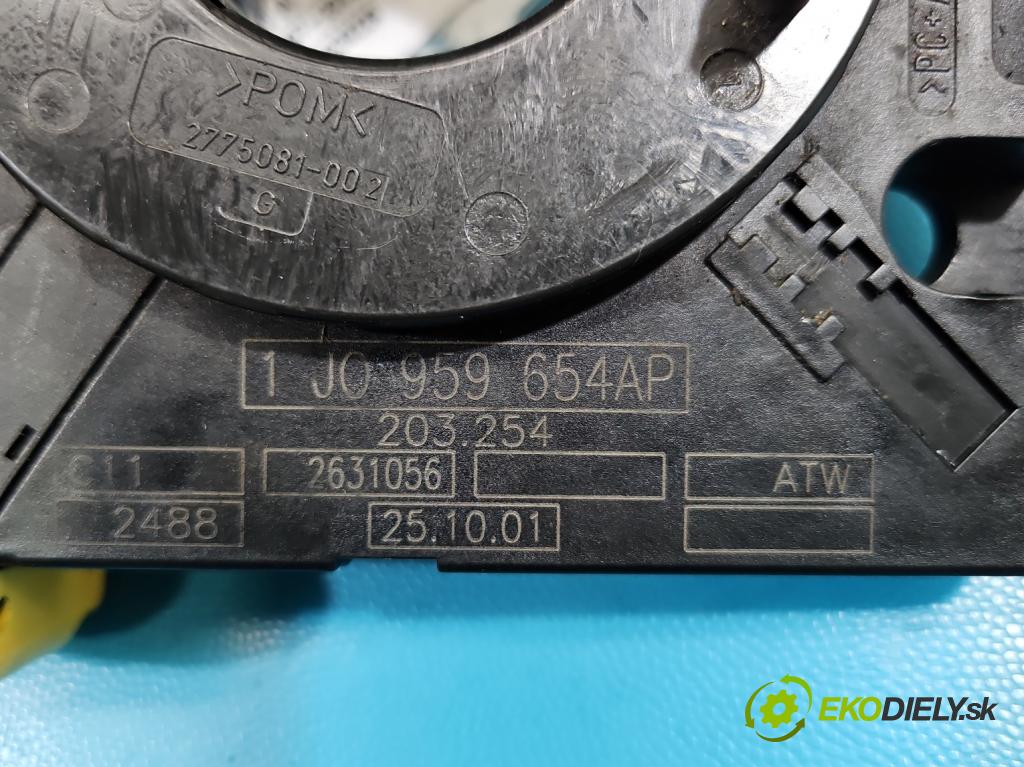 Vw Golf IV 1997-2003 1.9 tdi 110 hp manual 81 kW 1896 cm3 5- Páska: airbag 1J0959654AP (Airbag)