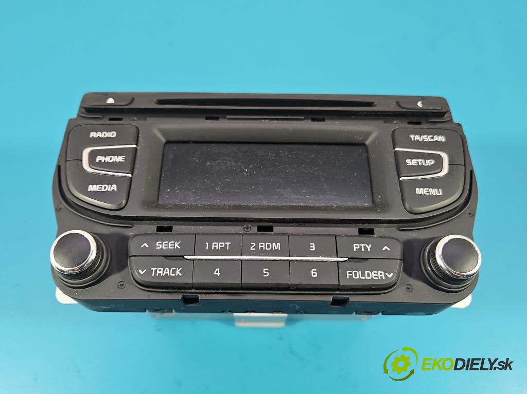 Kia Ceed II 2012-2018 1.6 GDI 135 HP manual 99 kW 1591 cm3 5- Radio originál AC110A2EE