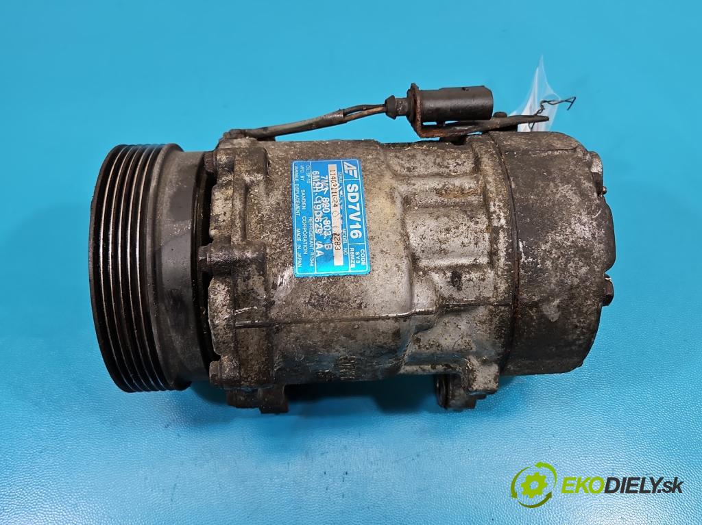 Vw Golf IV 1997-2003 1.9 tdi 110 hp manual 81 kW 1896 cm3 5- Kompresor: klíma 7M3820803B (Kompresor klimatizace)