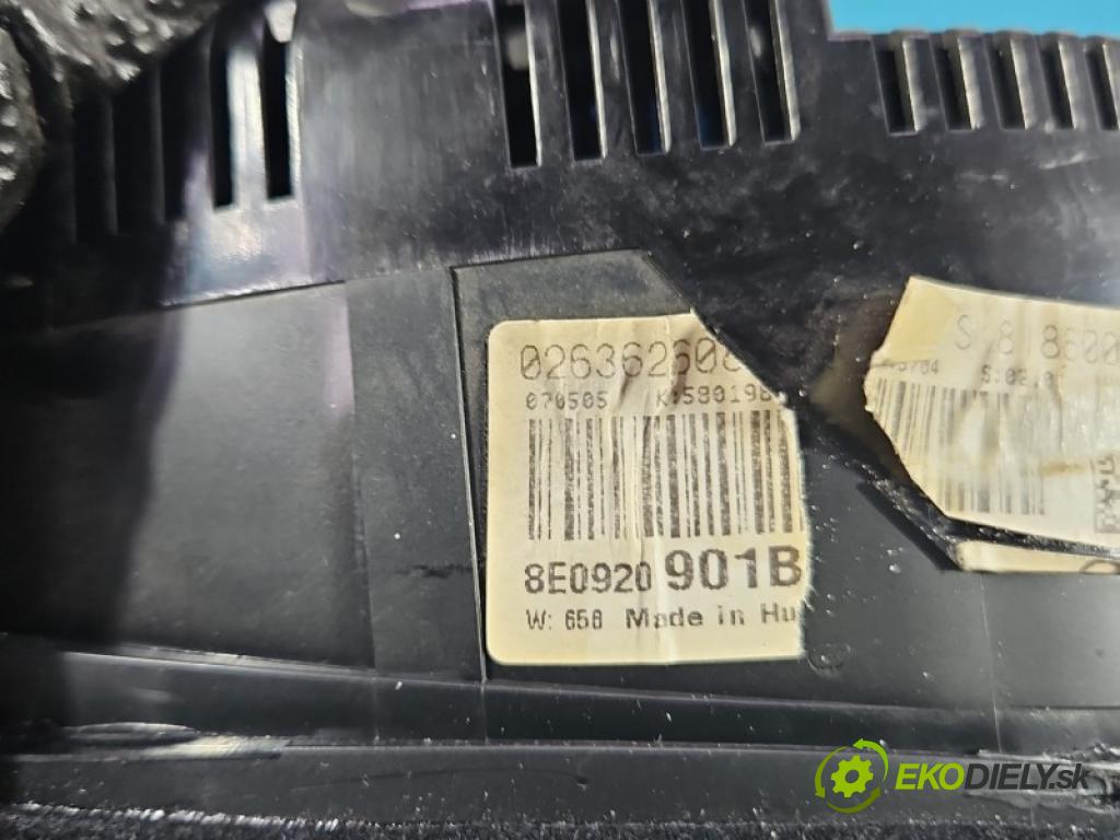 Audi A4 B7 2004-2008 1.9 tdi BKE 116 hp manual 85 kW 1896 cm3 4- Přístrojová deska 8E0920901B (Přístrojová deska)