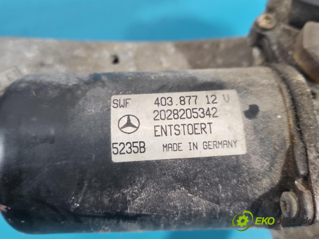 Mercedes C W202 1993-2001 1.8 8V 122 hp manual 90 kW 1799 cm3 4- motor stěračů přední 403877