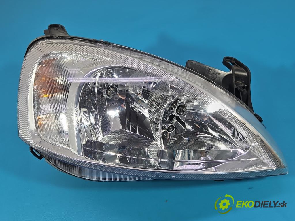 Opel Corsa C 2000-2006 1.7 dti 75 HP manual 55 kW 1686 cm3 5- Reflektor: pravý  (Svetlo predné pravé)