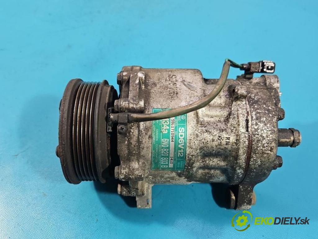 Vw Polo III 6N 1994-2001 1.4 16V 75 hp manual 55 kW 1390 cm3 5- Kompresor: klíma 6N0820803B (Kompresor klimatizace)