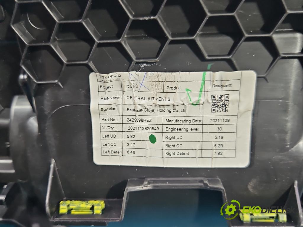 DS 4 II 2021- 1.6 T 181KM automatic 133 kW 1598 cm3 5- Přepínač 9832548577