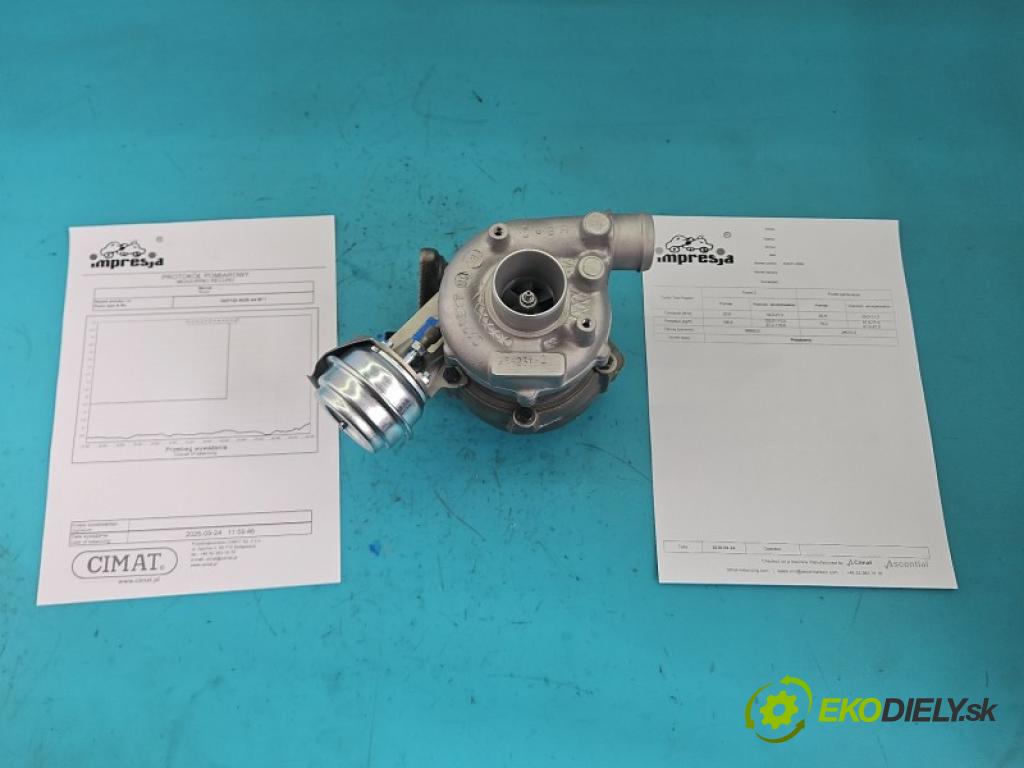 Audi A4 B7 2004-2008 1.9 tdi BKE 116 hp manual 85 kW 1896 cm3 4- Turbodmychadlo repasováno 454231-2